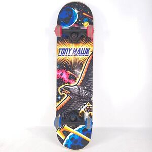 Tony Hawk Signature Series Skateboard Cosmic Eagle 31" Sakar Deck Patina WallArt